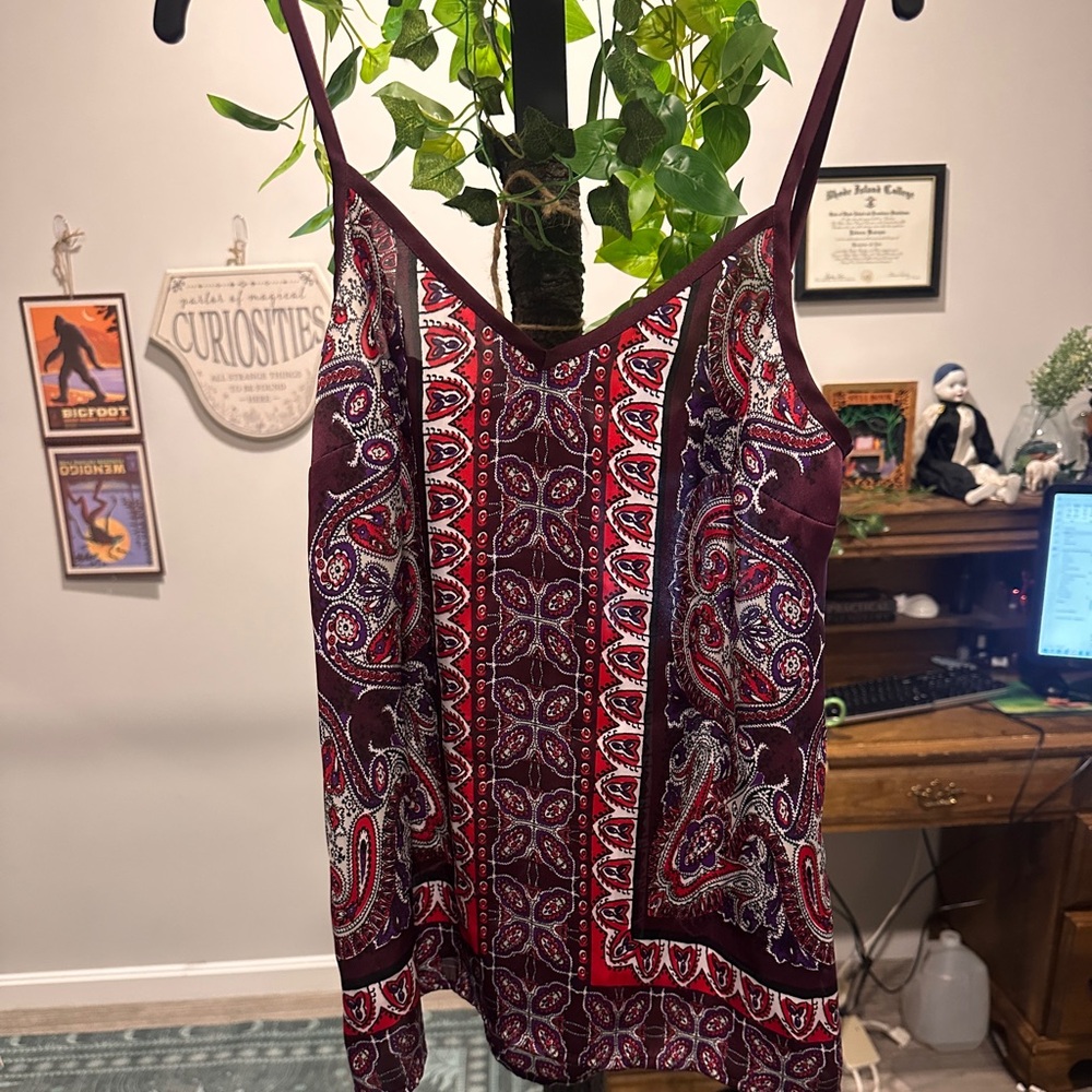 Express paisley tank top